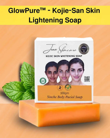 𝗚𝗹𝗼𝘄𝗣𝘂𝗿𝗲™ - 𝗞𝗼𝗷𝗶𝗲-𝗦𝗮𝗻 𝗦𝗸𝗶𝗻 𝗟𝗶𝗴𝗵𝘁𝗲𝗻𝗶𝗻𝗴 𝗦𝗼𝗮𝗽 Pack of 3 - 300 g